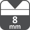 8 mm-es kopóréteggel