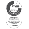 Tüv Nord minősítés (Voluntary Material Test – allergiások számára is megfelelő)