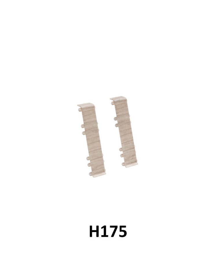 Cezar kábelcsatornás szegélyléc Toldó idom Prestige Hi-Line