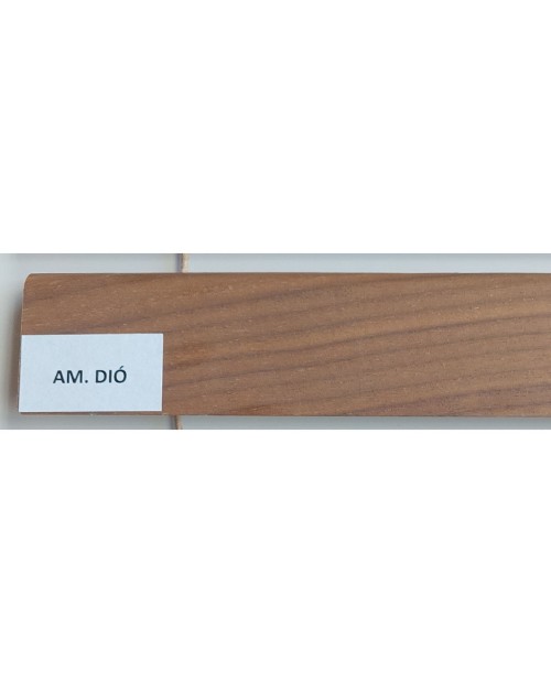 Fafurnéros szegélyléc Amerikai dió lakkozott 40 mm