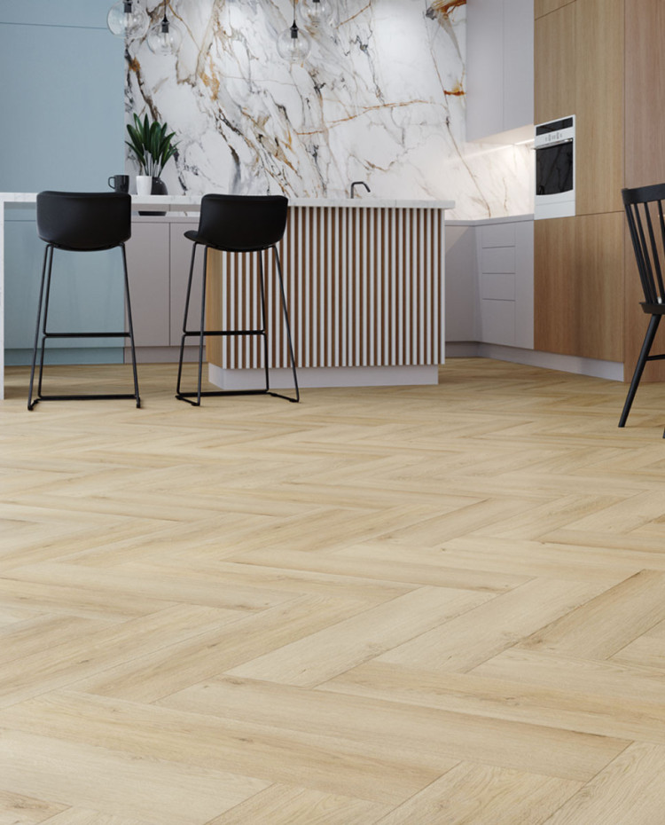 Arbiton SPC padló Amaron Herringbone CA167 Preston Oak
