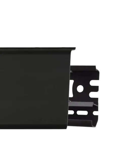 Arbiton Indo Kábelcsatornás szegélyléc Black Matt