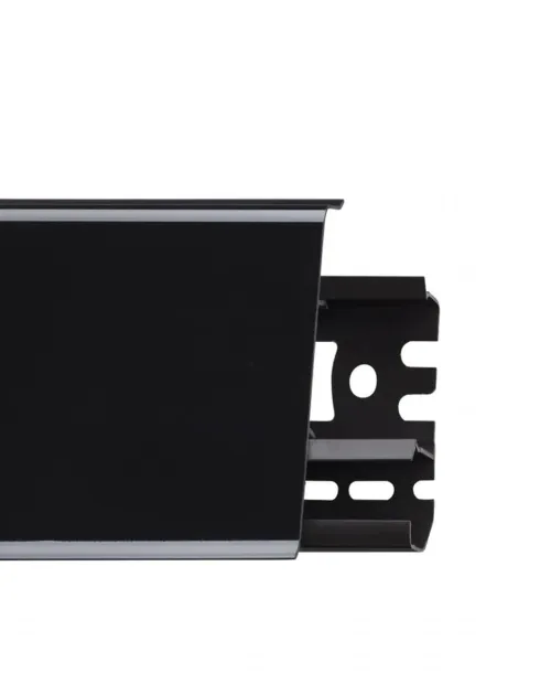 Arbiton Indo Kábelcsatornás szegélyléc Black Gloss