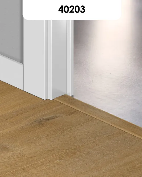 Quick Step Alpha Bloom dekorazonos vinyl burkolatváltó sín