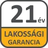 21 év lakossági garancia