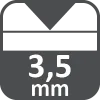 3,5 mm-es kopóréteggel