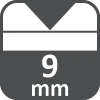 9 mm-es kopóréteggel