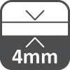 4 mm-es vastagság