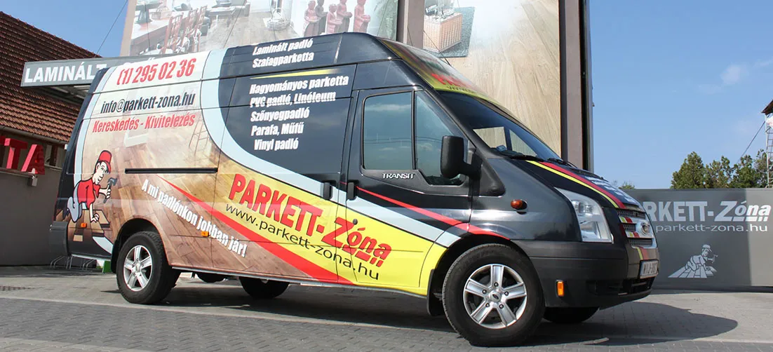 Parkett-Zóna szállítóautó