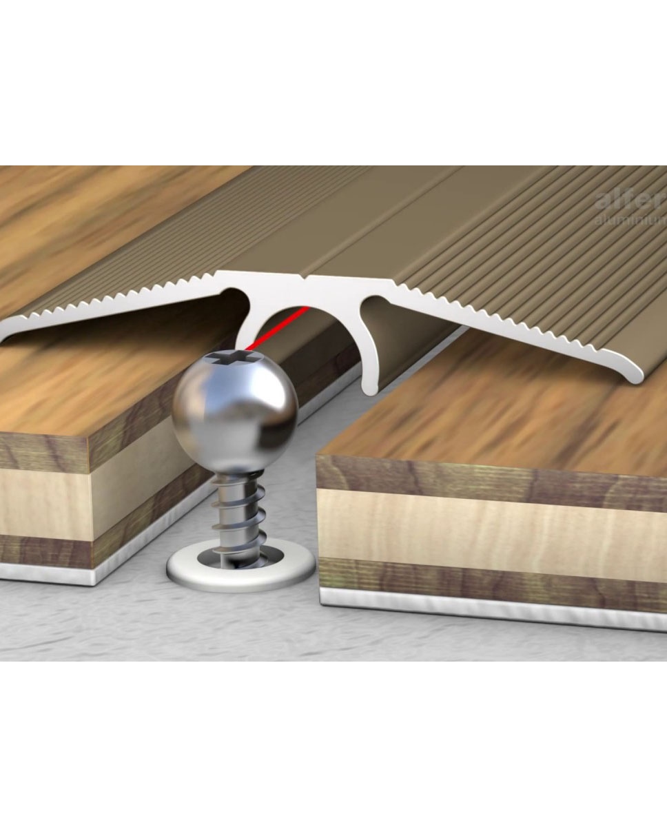 Pattintós tiplis alsórész Alfer sínekhez 6-20 mm-ig