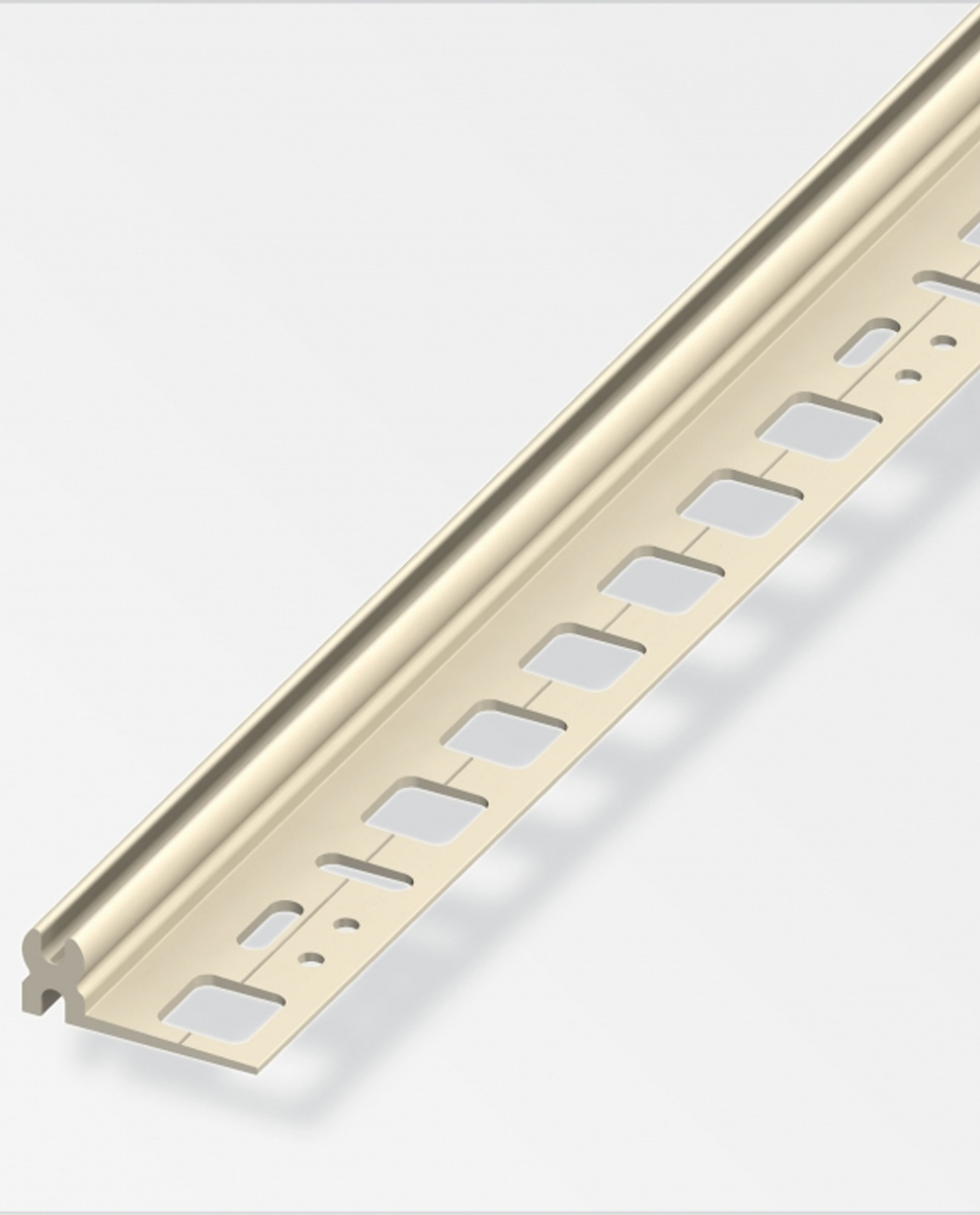 Pattintós műanyag alsórész Alfer sínekhez 200 cm Csont 8,5-10,5mm-ig