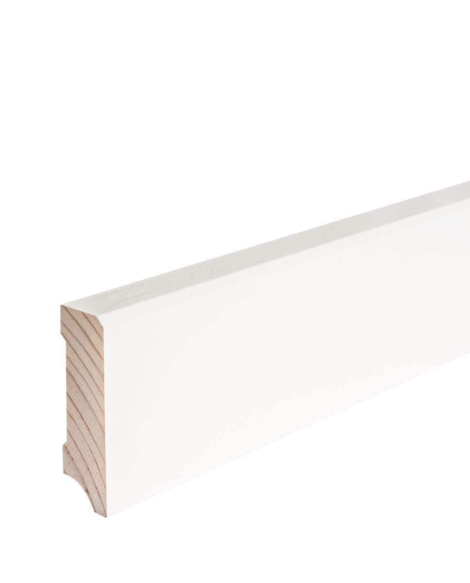 Hoco fehér fa szegélyléc 612