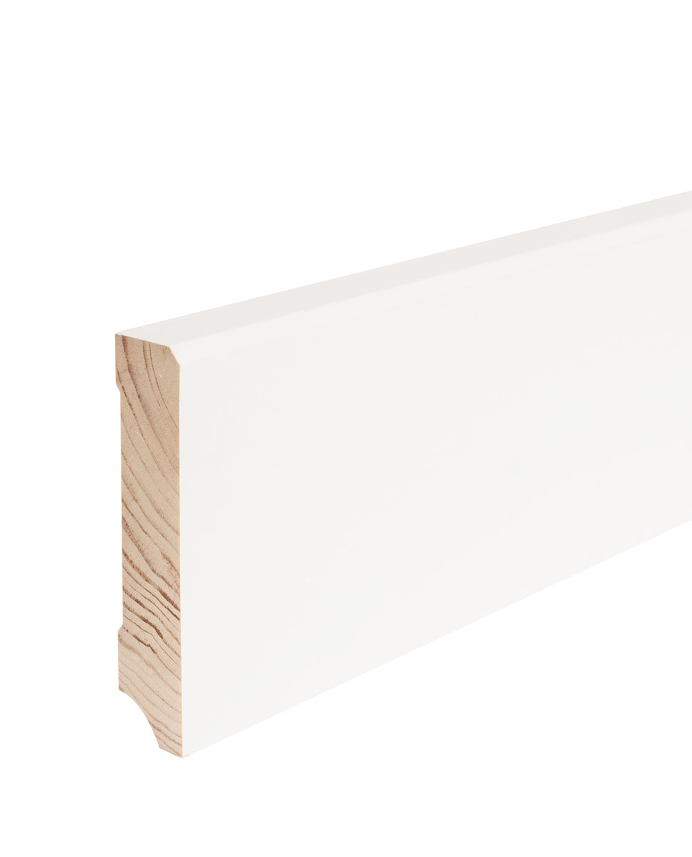 Hoco fehér fa szegélyléc 613