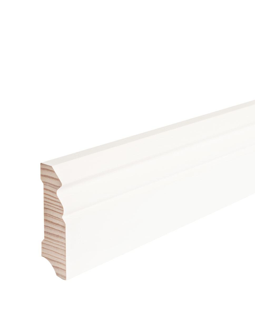 Hoco fehér fa szegélyléc 624