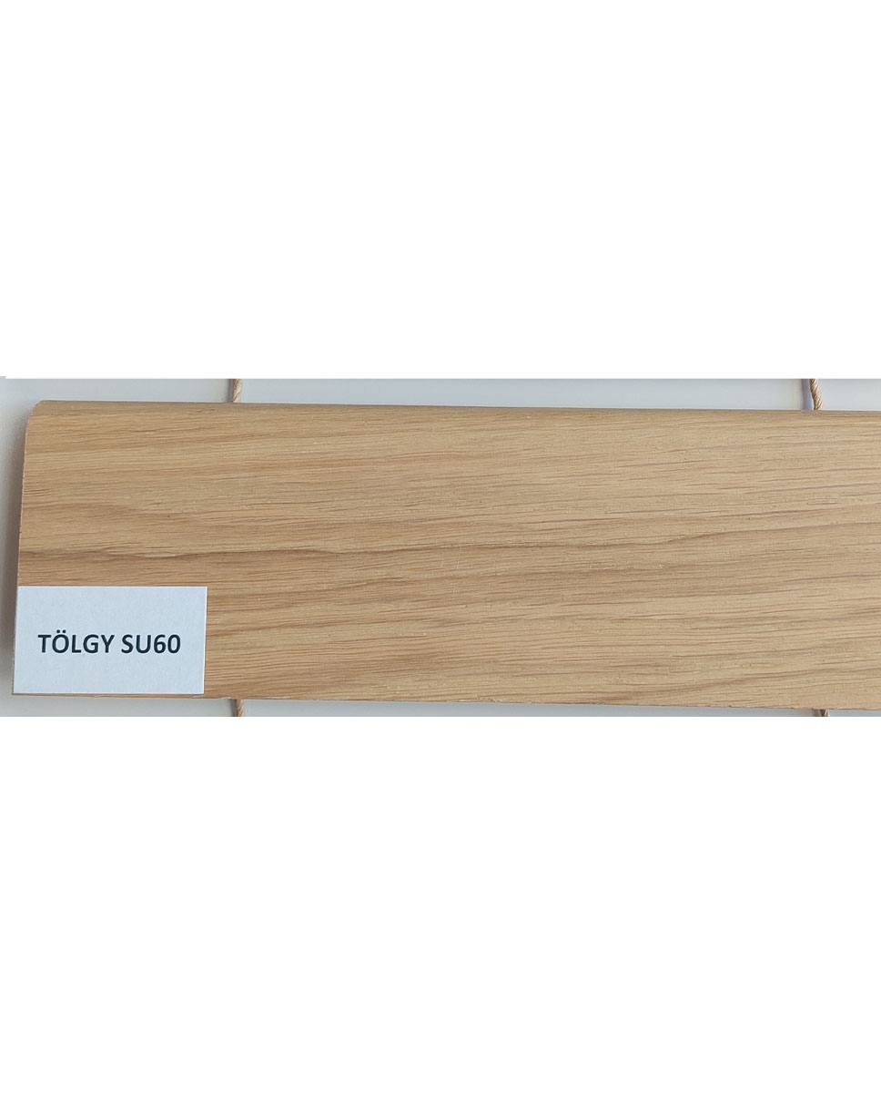 Fafurnéros szegélyléc Tölgy lakkozott 60 mm