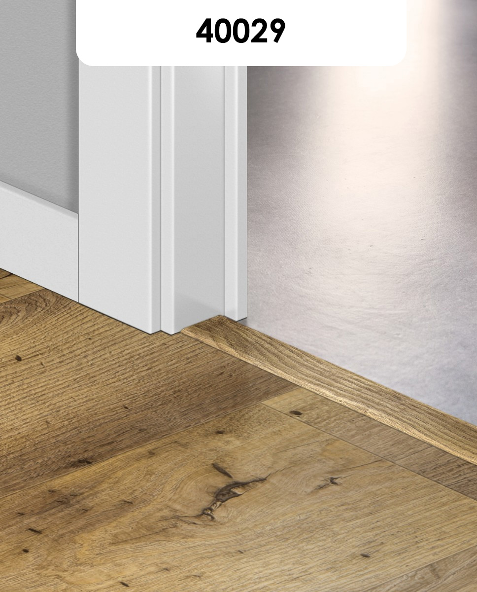 Quick Step Alpha Blos és Blos Base dekorazonos vinyl burkolatváltó sín 