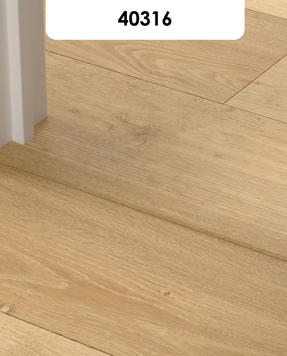Quick Step Alpha Bloom dekorazonos vinyl burkolatváltó sín