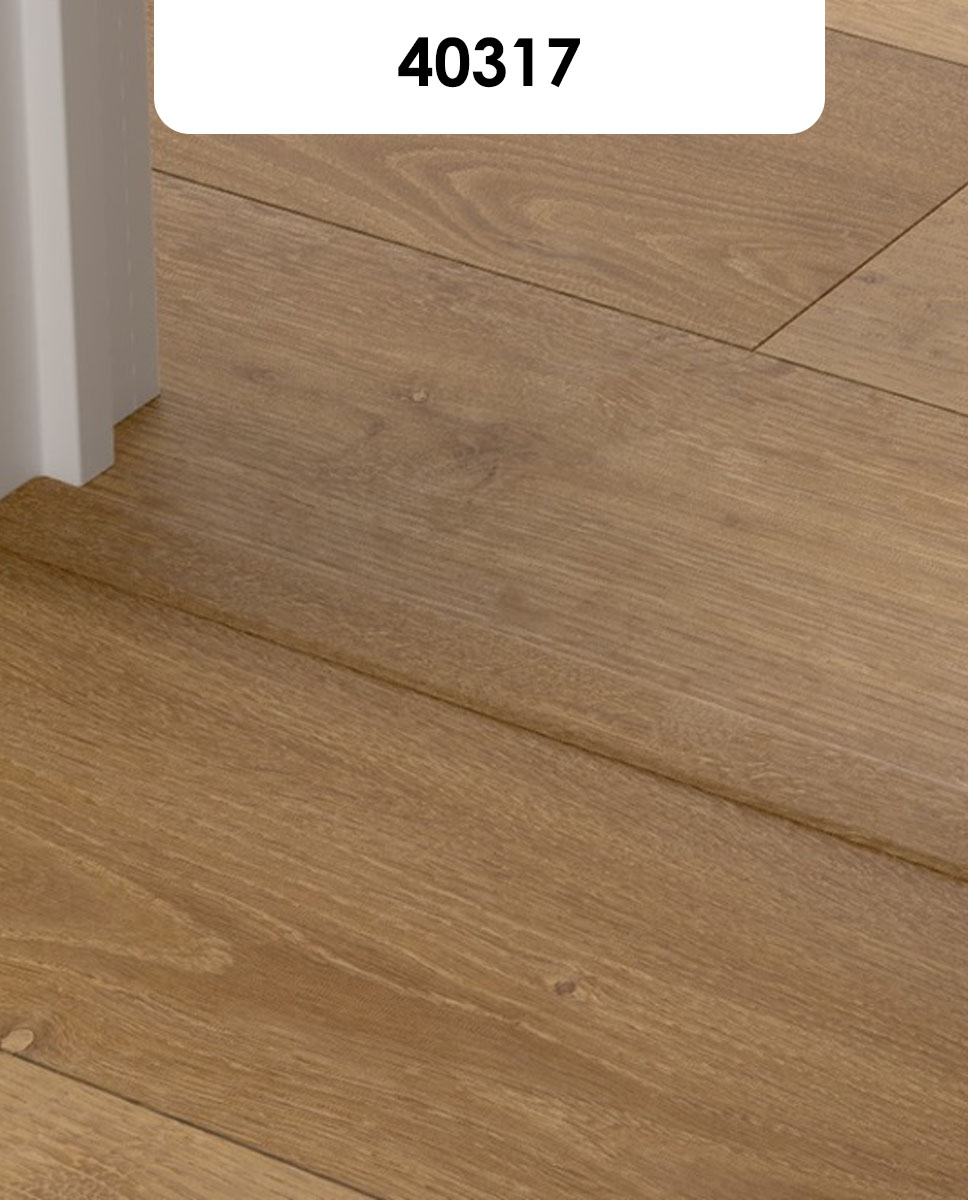 Quick Step Alpha Bloom dekorazonos vinyl burkolatváltó sín