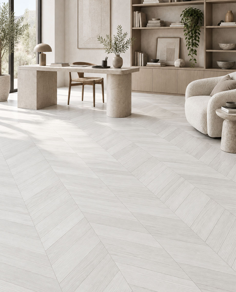 Swiss Krono laminált padló 10 mm Grand Selection Chevron 80681 