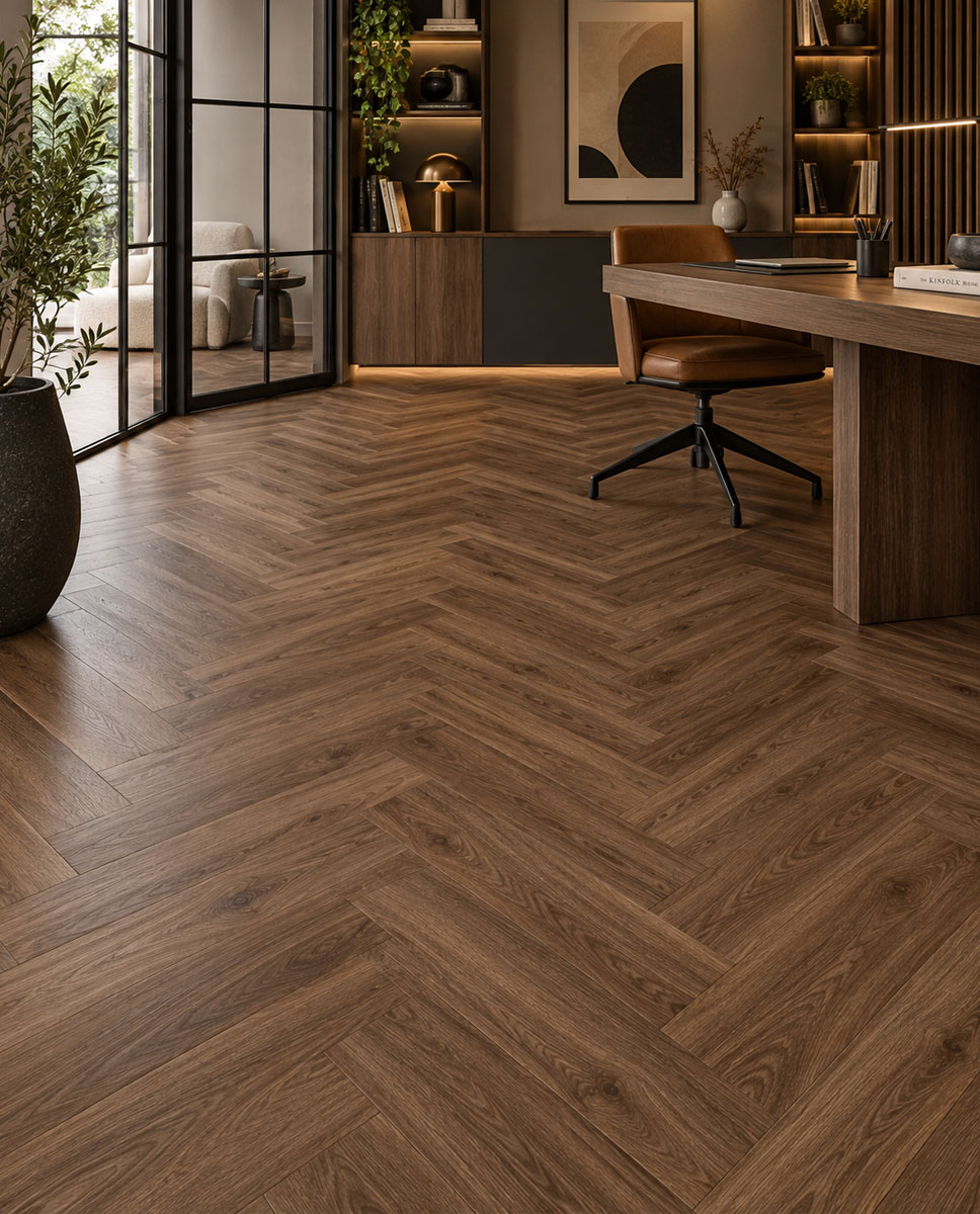 Swiss Krono laminált padló 14 mm Grand Selection Herringbone 80871