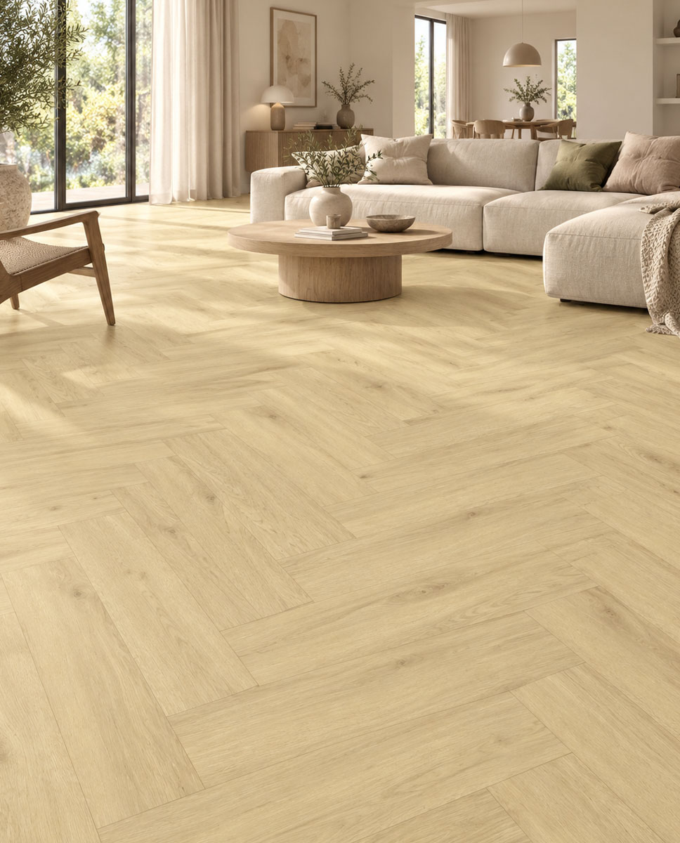 Swiss Krono laminált padló 14 mm Grand Selection Herringbone 80901 