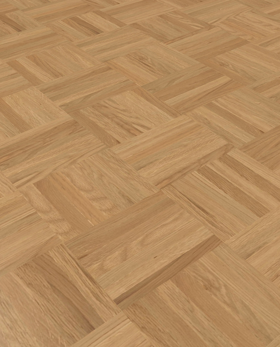 Mozaik parketta négyzetrácsos Tölgy Natúr