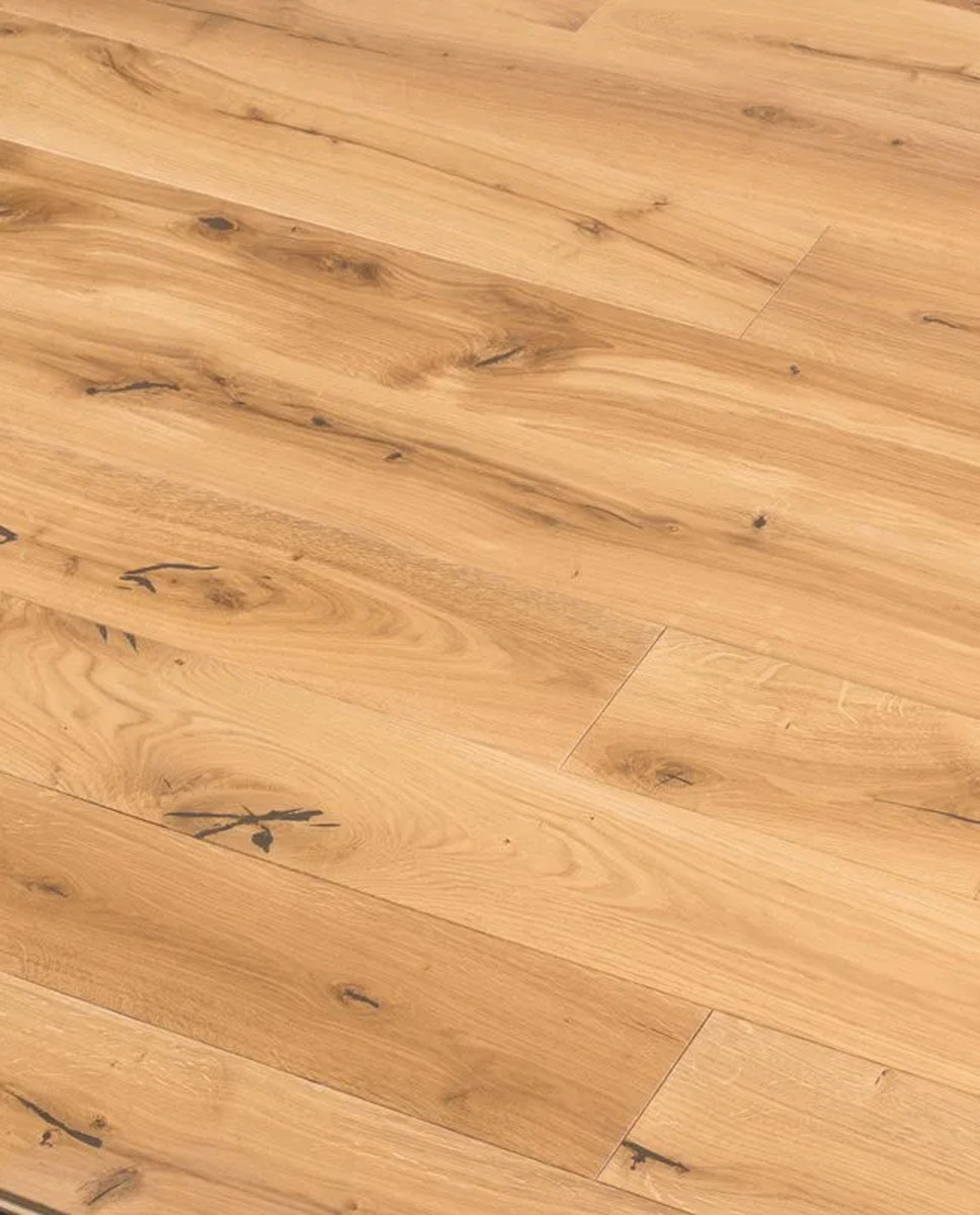 Mátraparkett Tölgy Trend felületkezelés nélküli svédpadló 180mm széles 