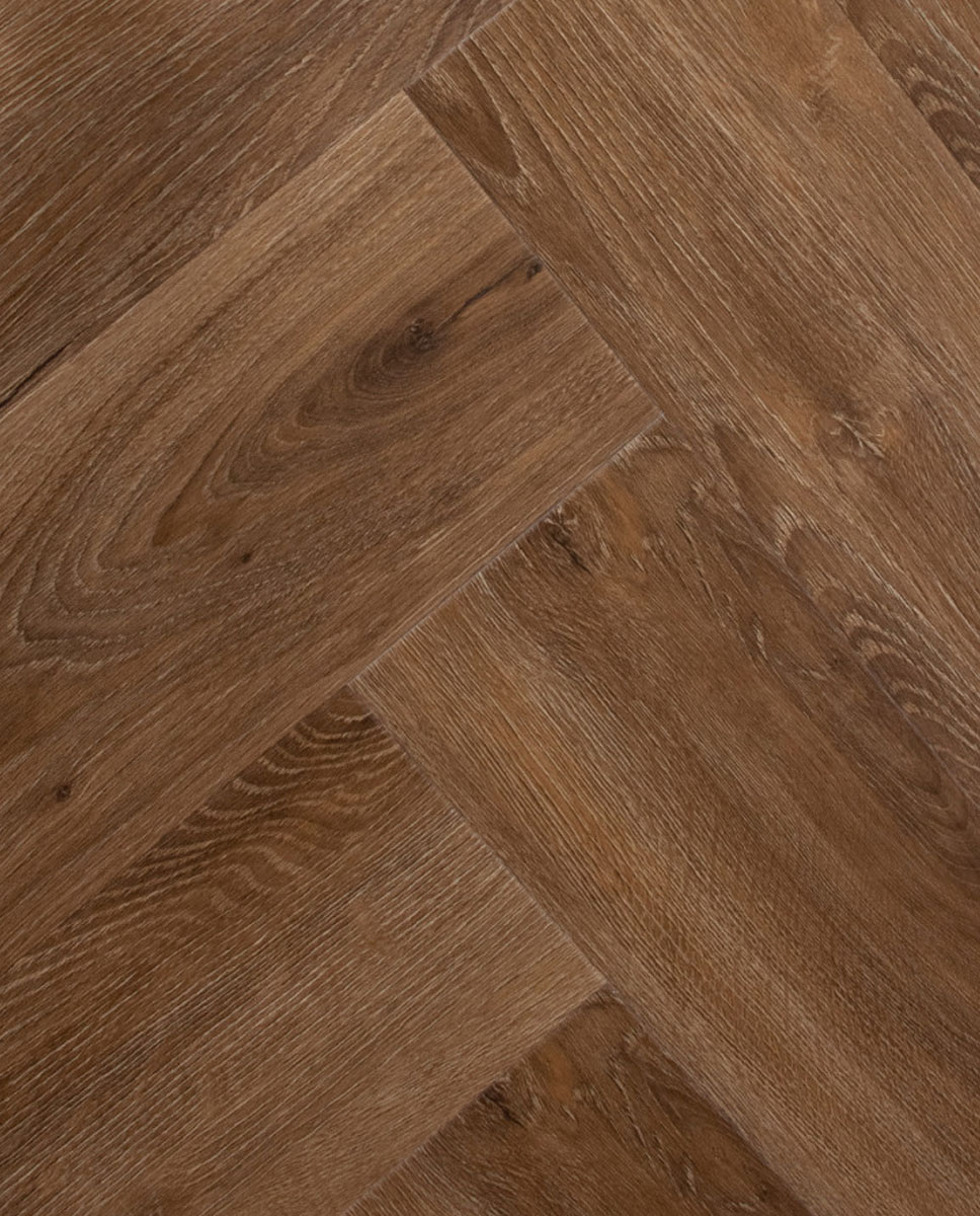 Titan Halszálkás SPC padló Castle Dark Oak