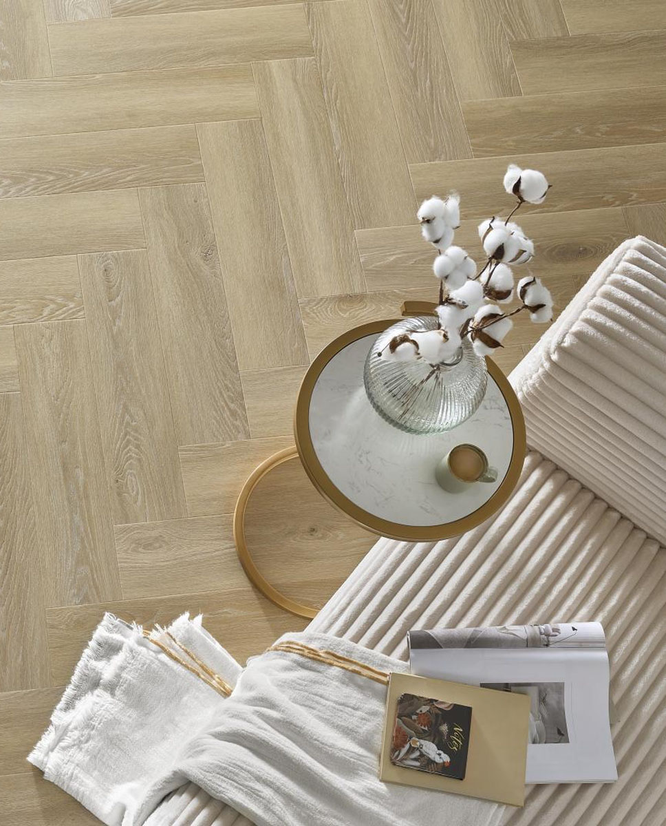Arbiton SPC padló Amaron Herringbone CAS236 Deventer Oak